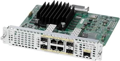 Cisco 4 Port High Density Gigabit or 1 Port 10 Gigabit Ethernet WAN Service Module